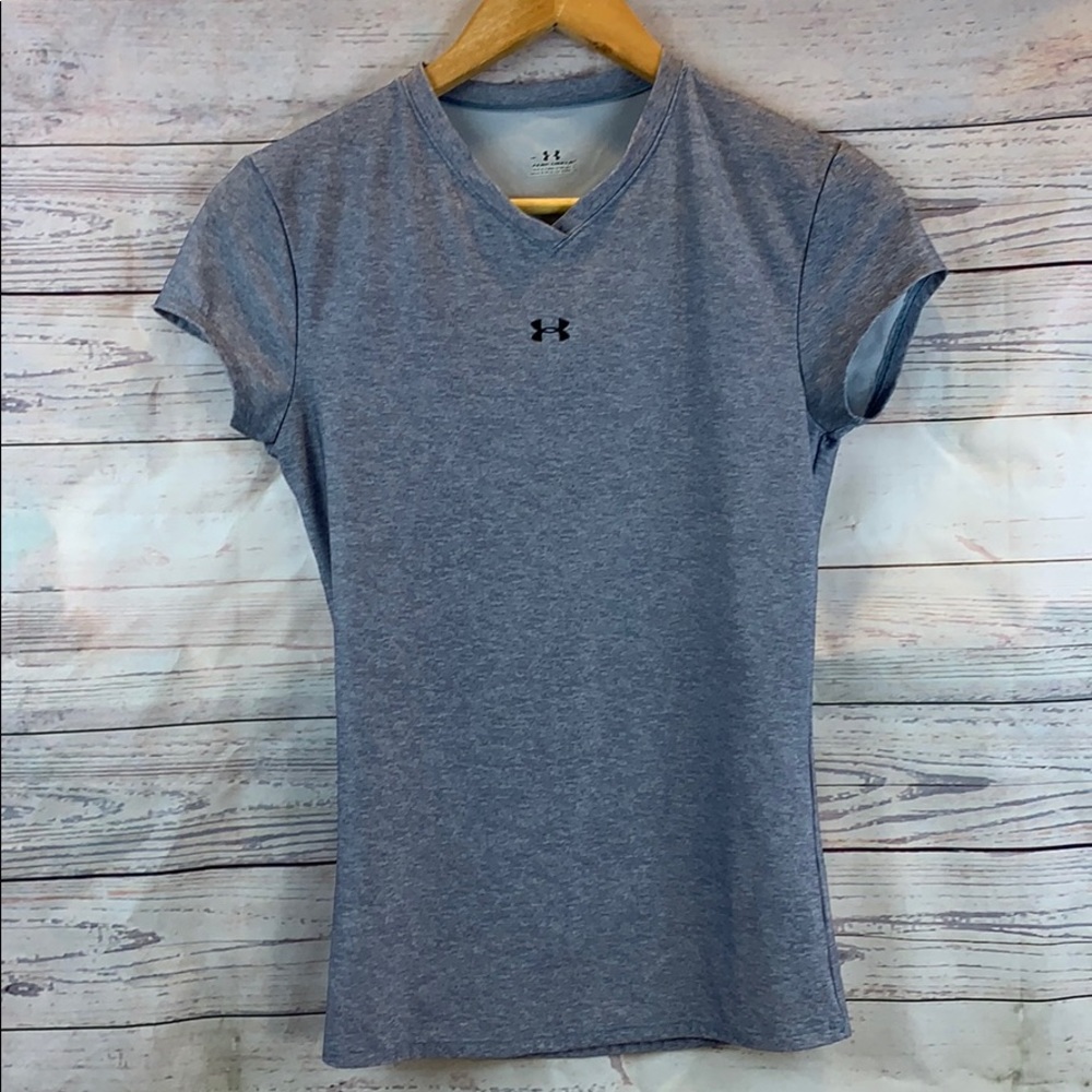 Under Armour V Neck Compression Shirt - Picture 1 of 3
